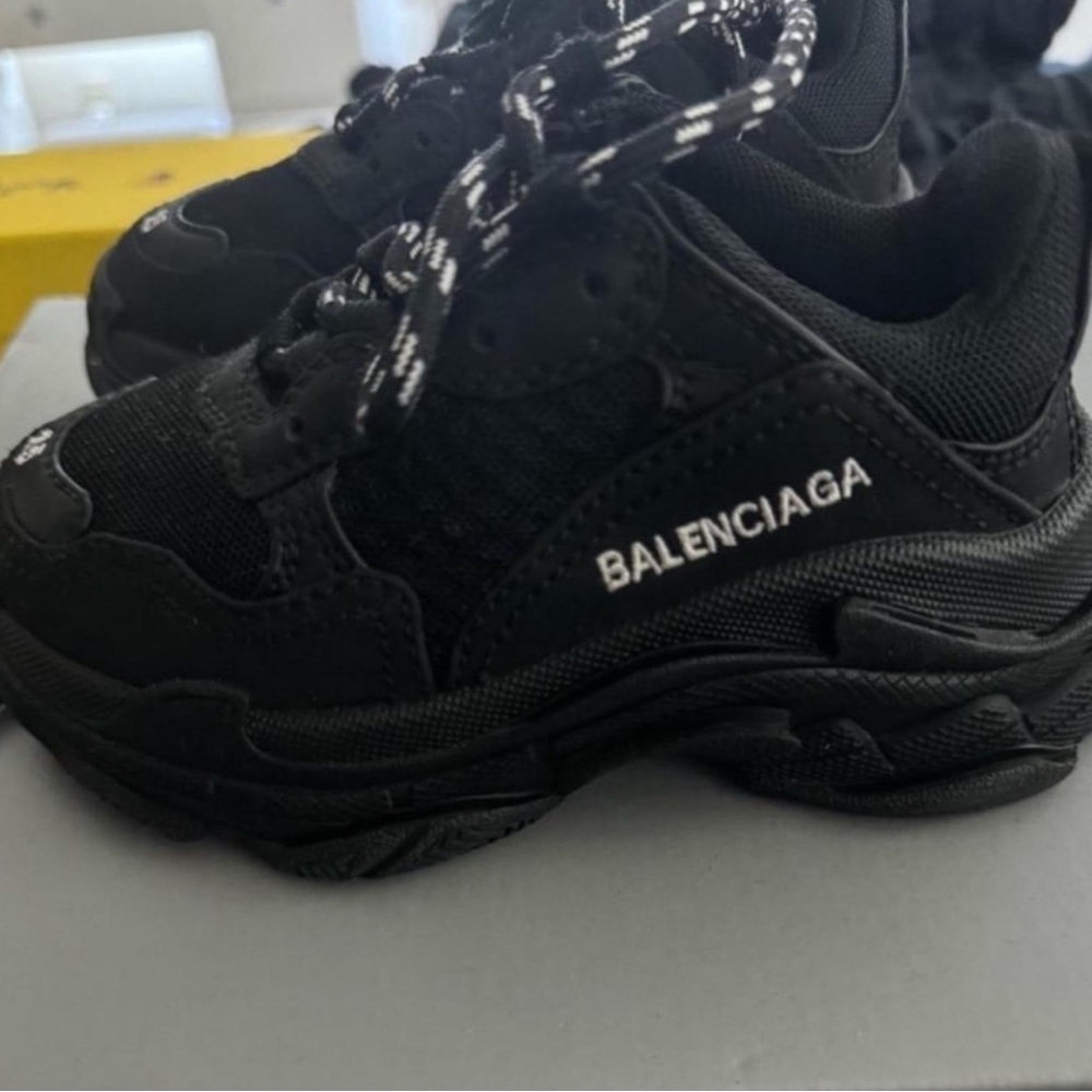 Balenciaga Black Athletic Shoes